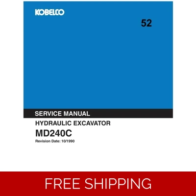 KOBELCO MD240C EXCAVATOR SERVICE REPAIR MANUAL KOBELCO MD240C EXCAVATOR SERVICE REPAIR MANUAL